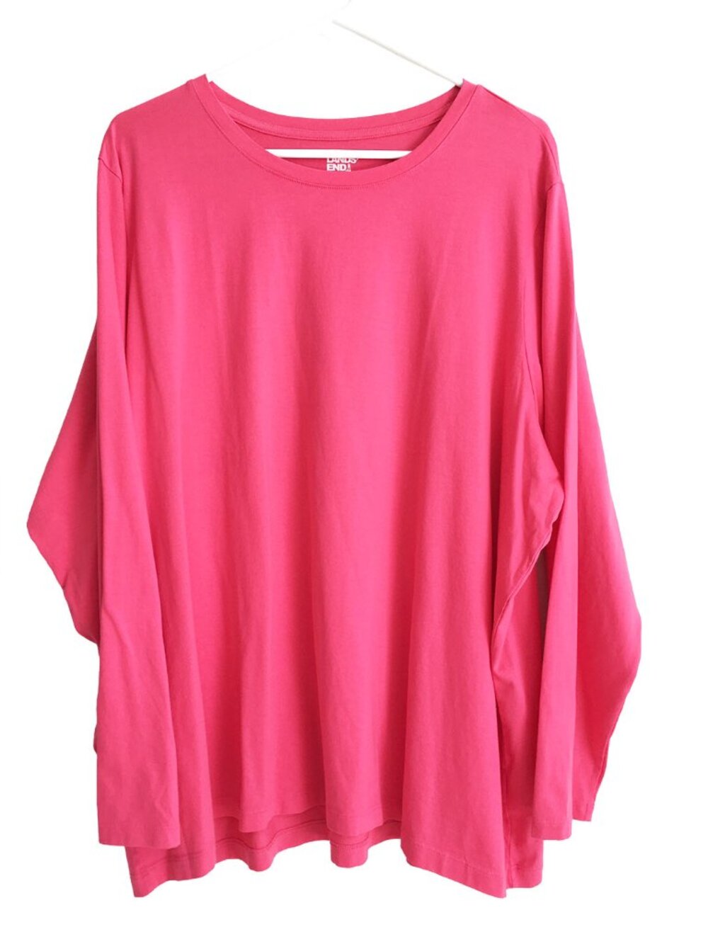 Lands' End Women's Pink Long Sleeve T-Shirt Size 3X